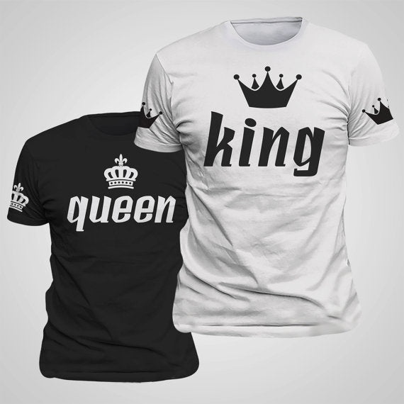 King Queen Lovers T-Shirt